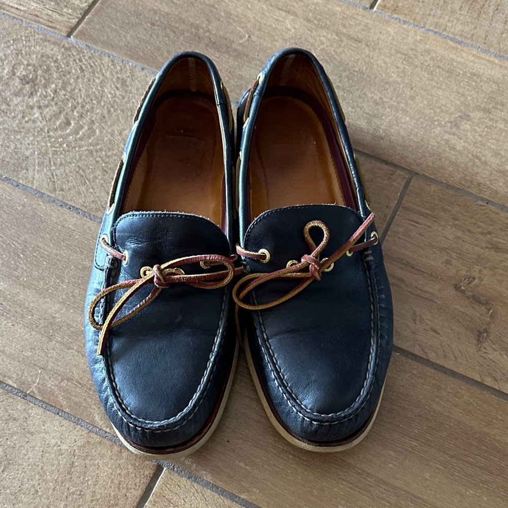 Men's SPERRY Topsider Leather Boat Shoes - Sz 11-1/2